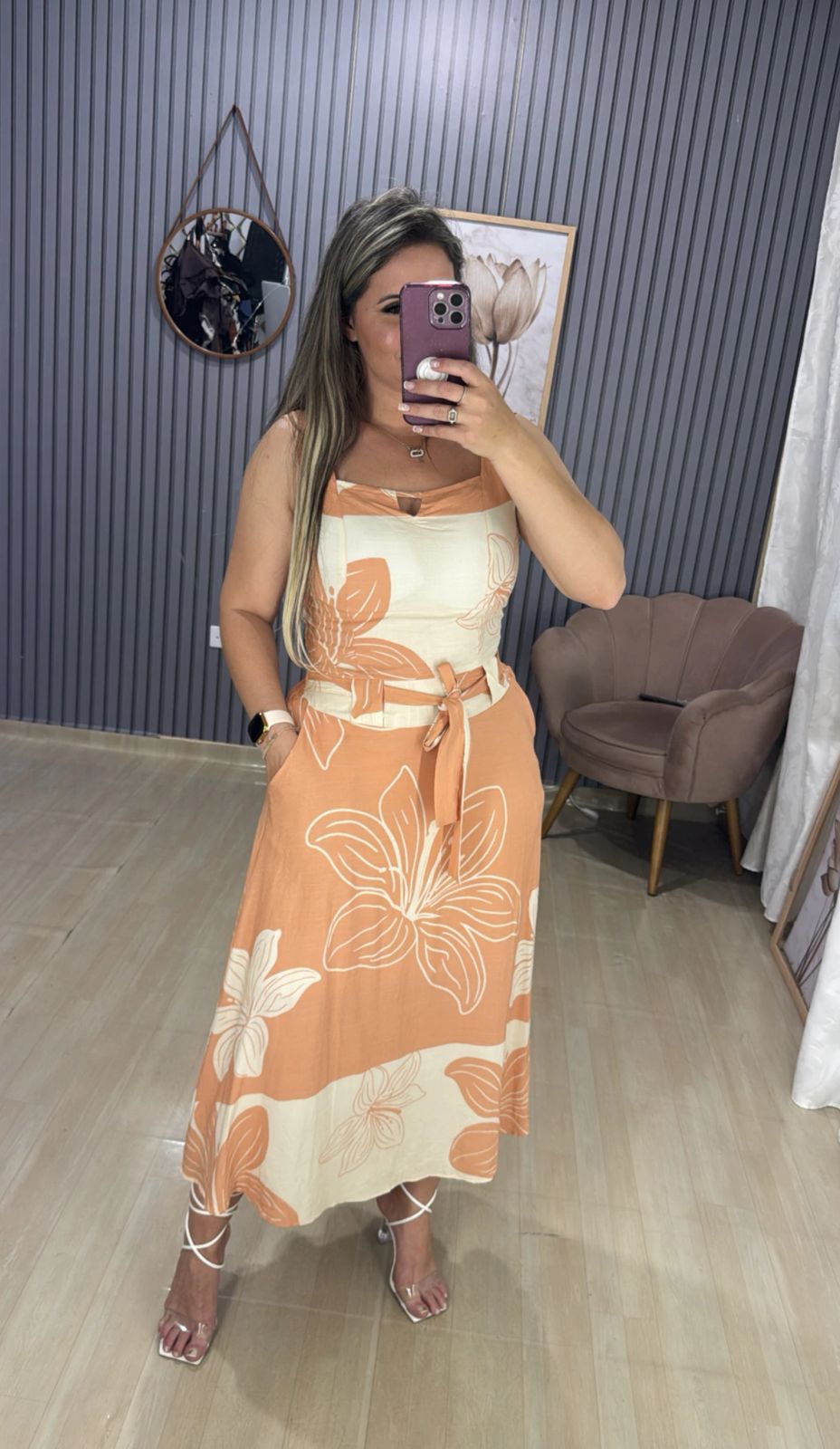 Conjunto saia midi Sarah