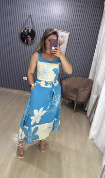 Conjunto saia midi Sarah